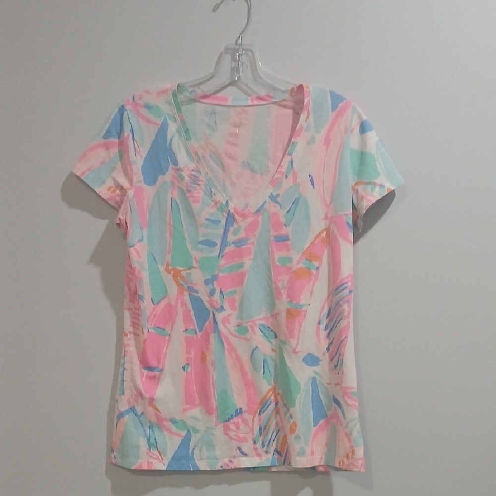 Colorful Abstract Women's Top